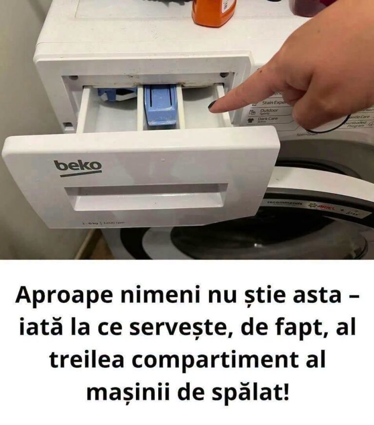 Puțini știu, dar acesta este scopul celui de-al treilea compartiment al mașinii de spălat!