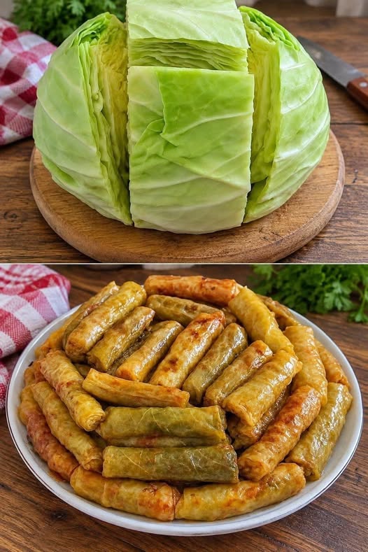 Așa tai varza, iar toate sarmalele ies de aceeași dimensiune, iar împachetarea e floare la ureche..