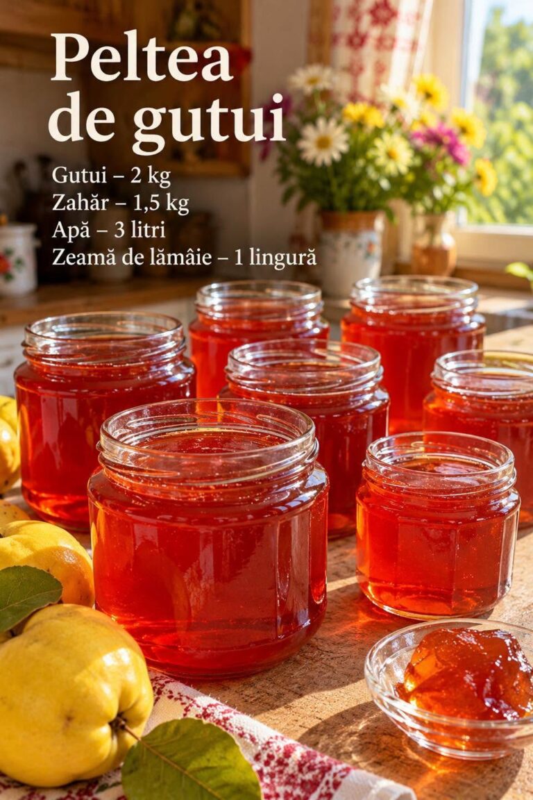 Peltea de gutui – rețeta tradițională, limpede și aromată, ca odinioară!