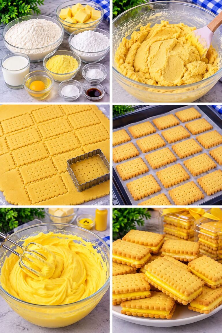 Rețetă Biscuiți Tip Sandwich cu Cremă de Unt (Custard Cream Cookies) – Ghid Culinar Complet