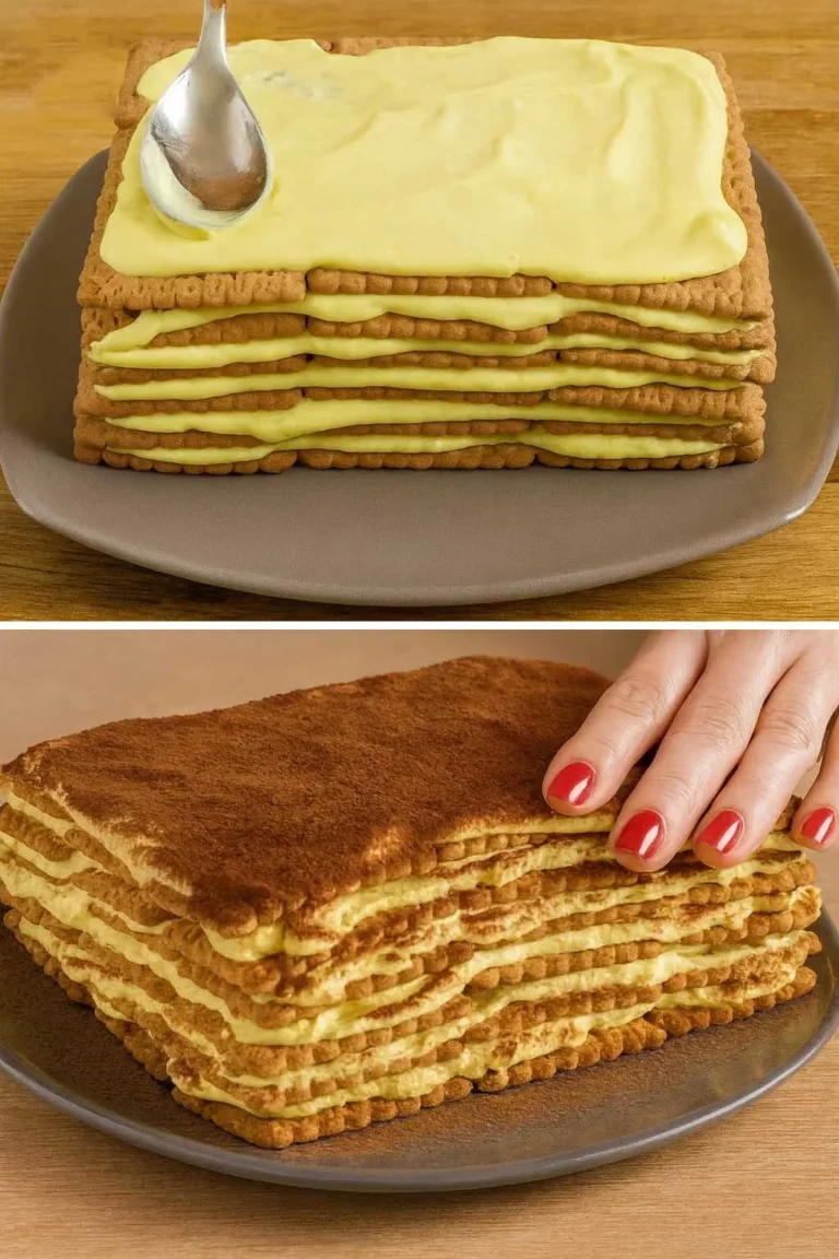Tiramisu cu biscuiți și iaurt grecesc – desert cremos, fără coacere și ușor de preparat